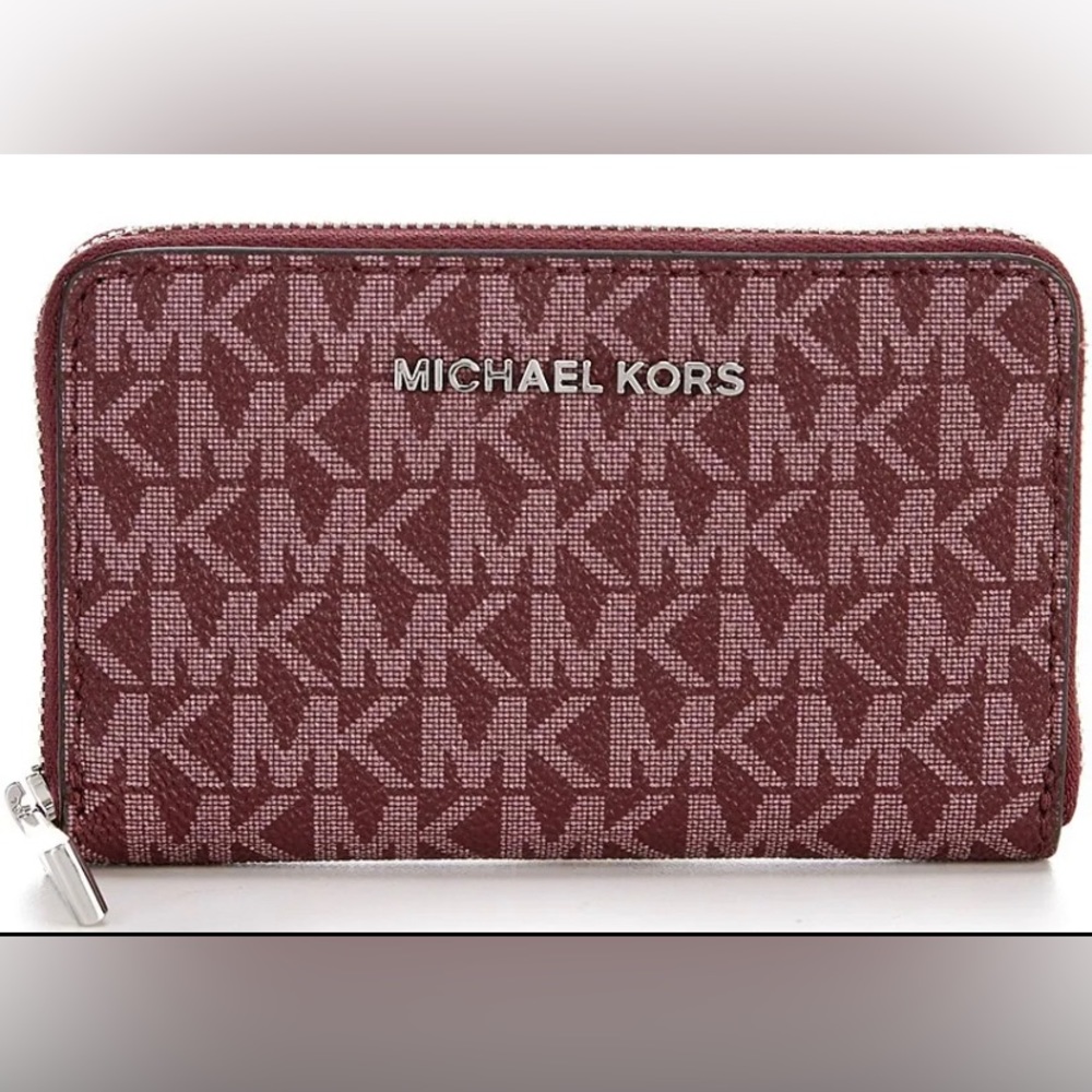 MICHAEL Michael Kors Logo Jet Set Card Case